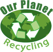 Our Planet Recycling logo